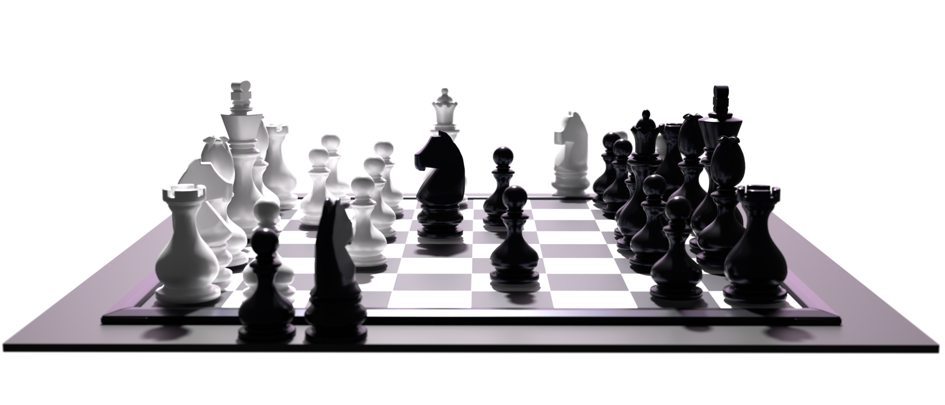 Grupo de xadrez 3D ilustração stock. Ilustração de render - 32201220