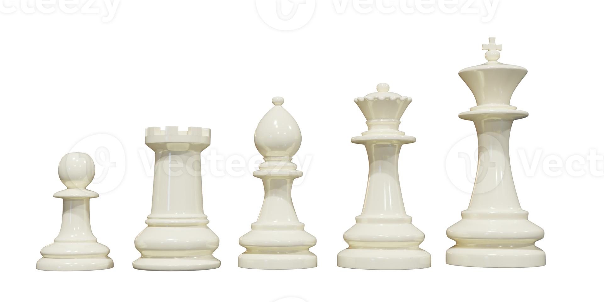 Chess Composition 3D Render png