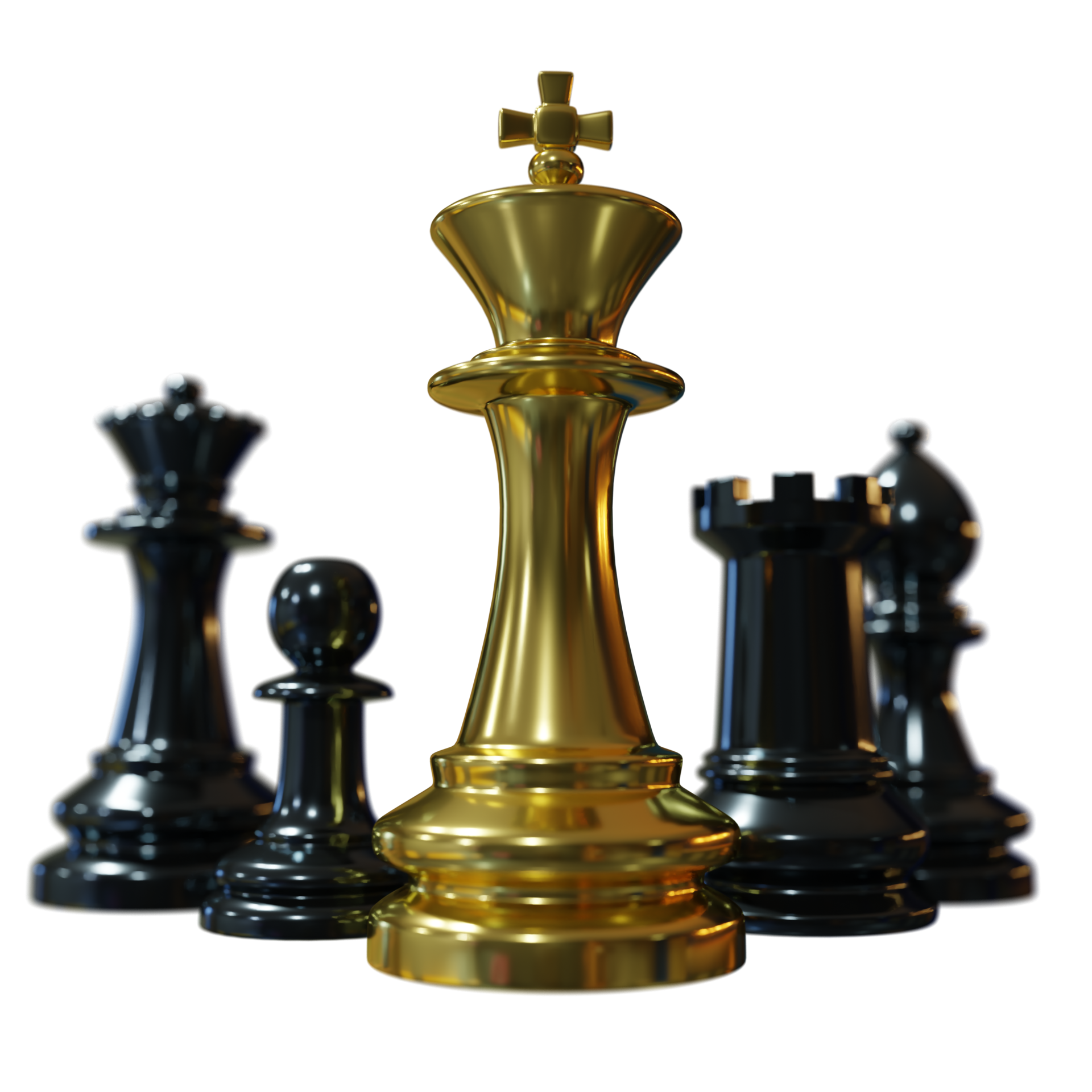 Chess Composition 3D Render 9593828 PNG