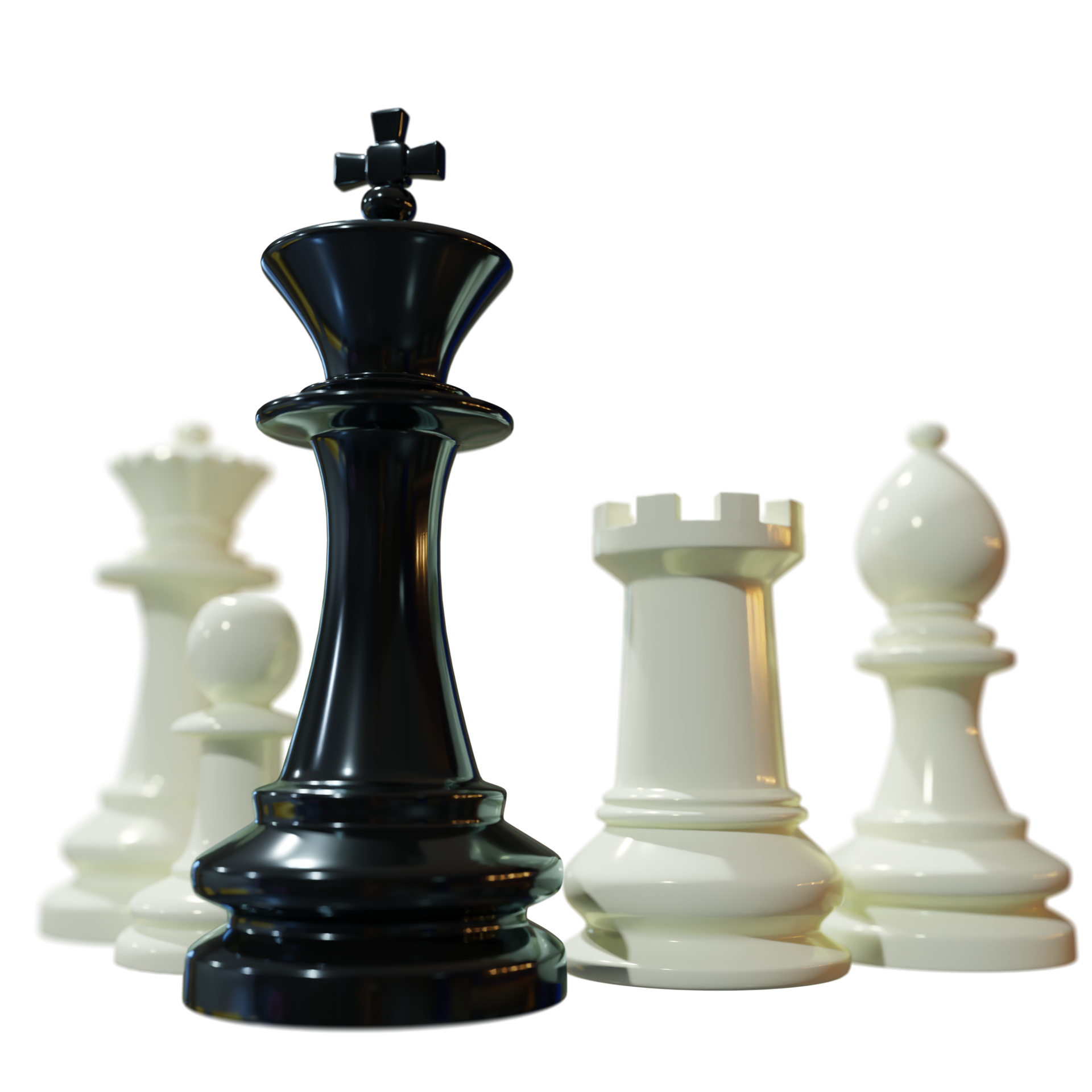 Chess Composition 3D Render 9593828 PNG