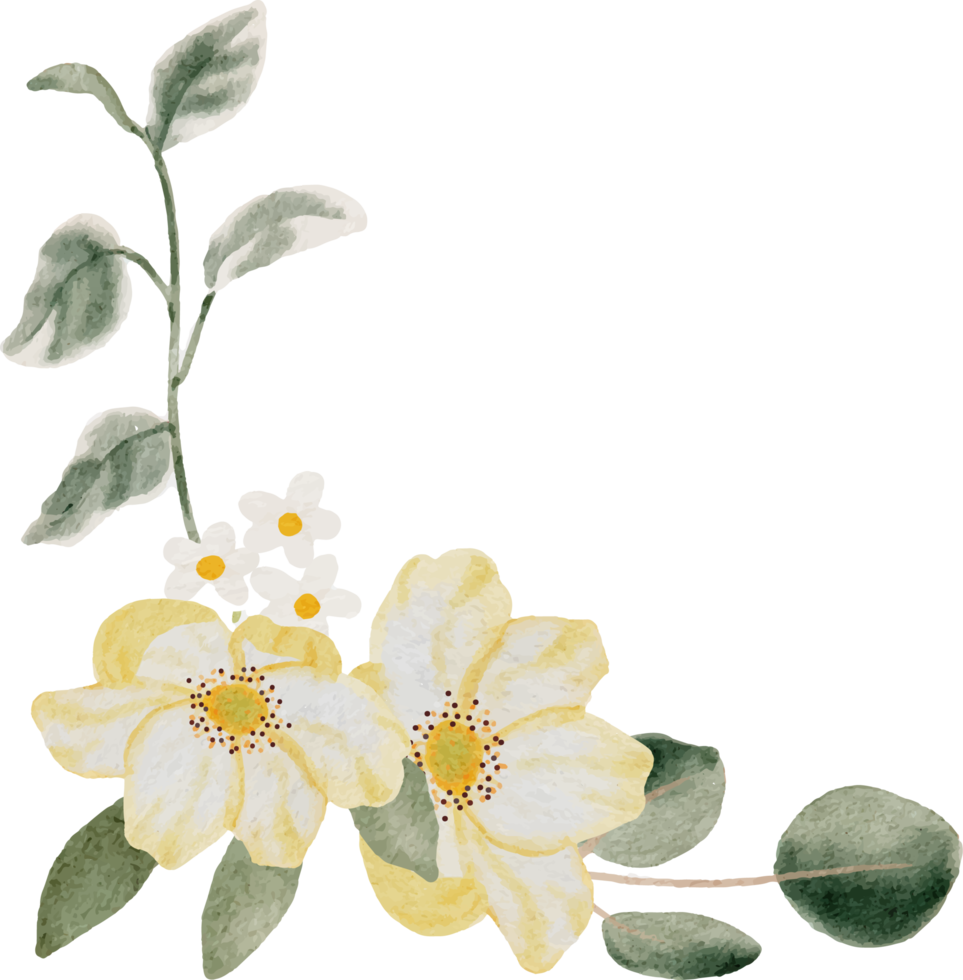 Free aquarela hortênsia e buquê de flores silvestres 9594104 PNG with  Transparent Background