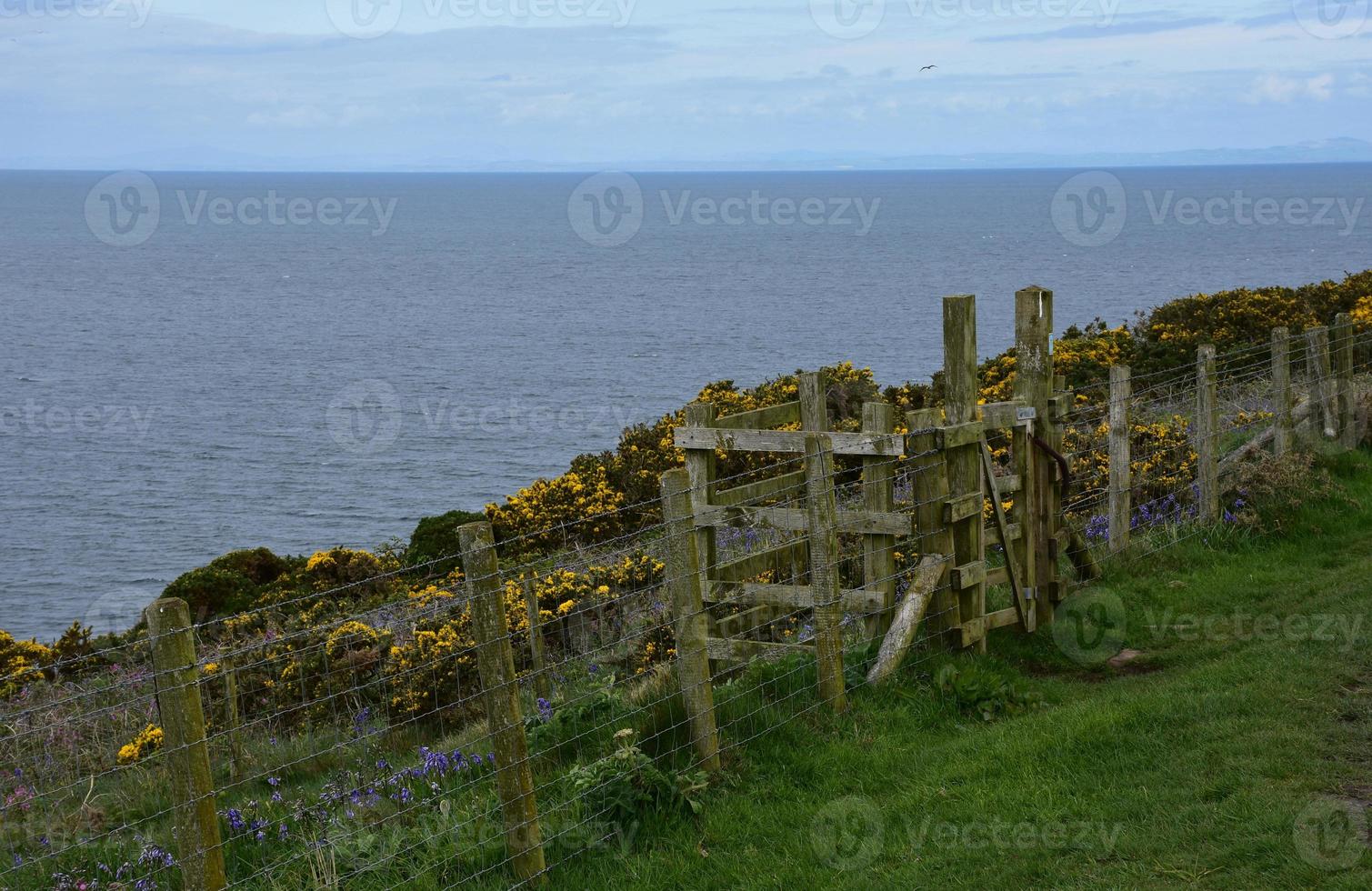 Views Down to the Irish Sea in St Bees England photo