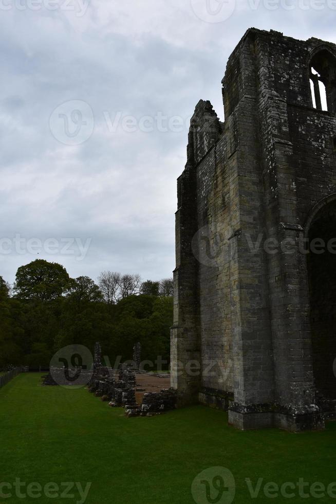 Old Monastery Stone Ruins in Cumbria England photo