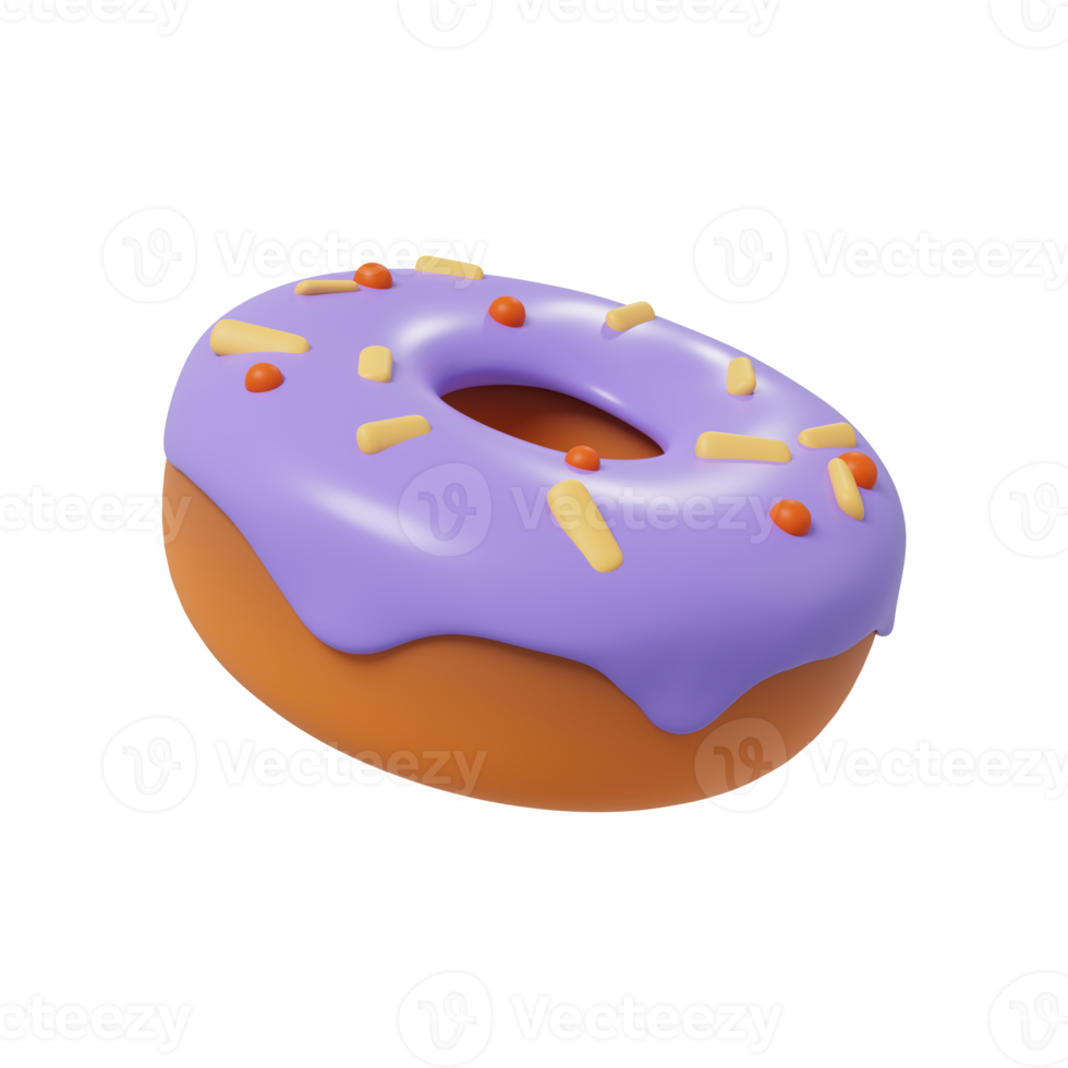 3D-Darstellung des Donut-Symbols png