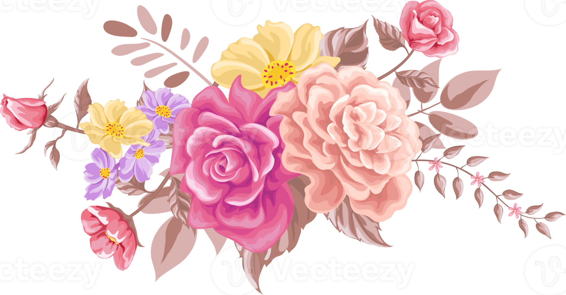 Free Rose Flower Crown SVG Cut File