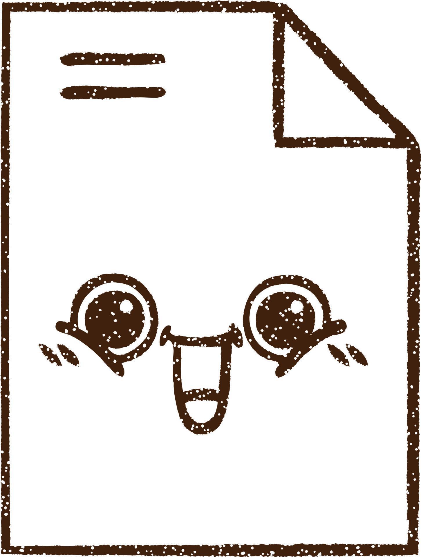 Paper Charcoal Drawing 9596834 Vector Art at Vecteezy