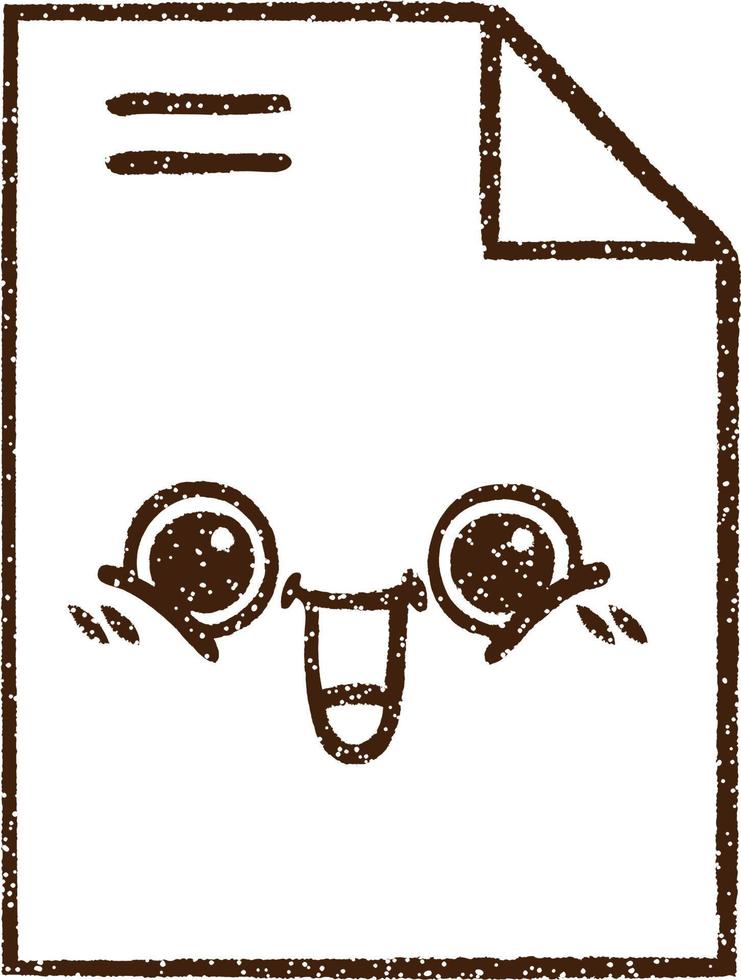Paper Charcoal Drawing vector