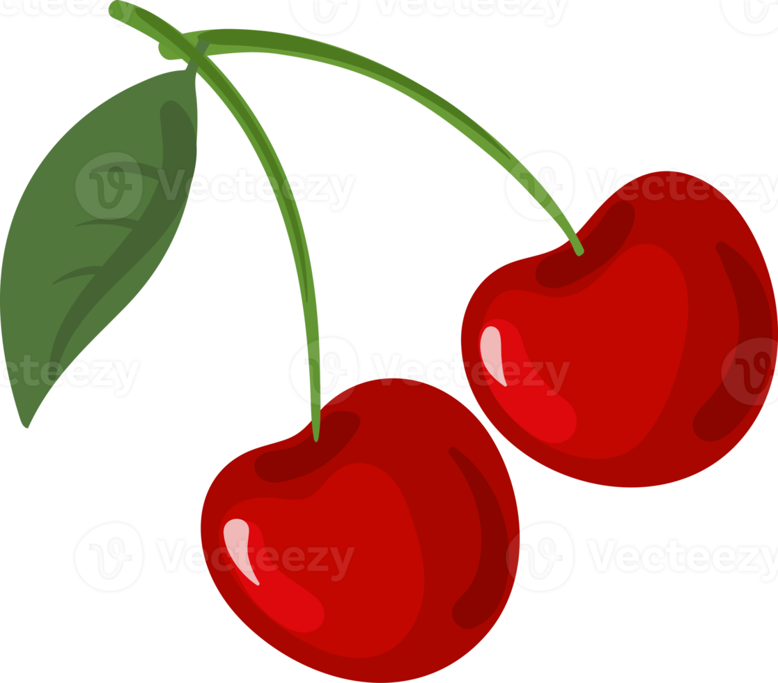 fumetto dell'illustrazione della frutta della ciliegia png