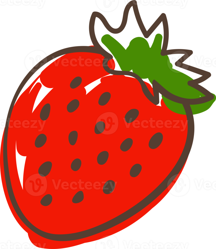 Free dibujos animados de ilustración de fruta de fresa 9597065 PNG with  Transparent Background