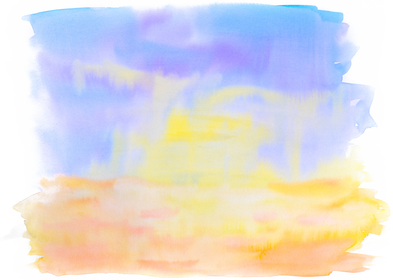 akvarell penseldrag från en handritad bakgrund png