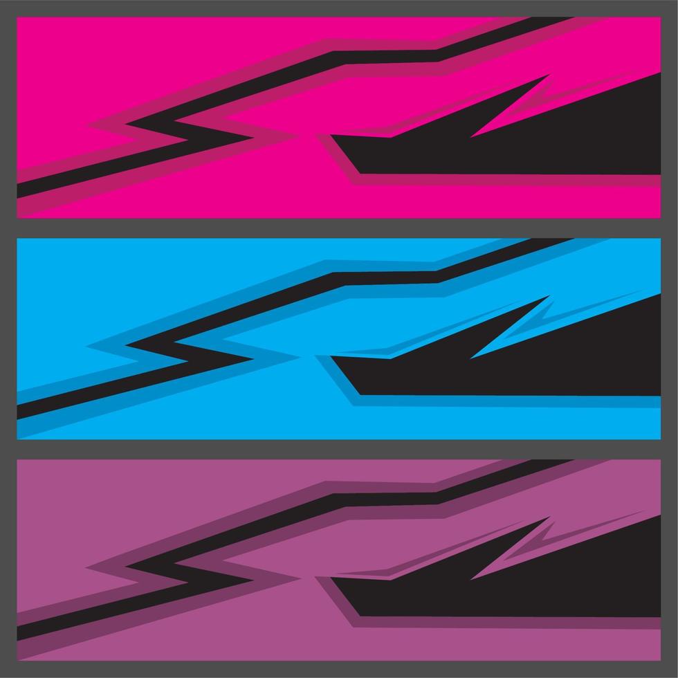 car decal abstract background vector