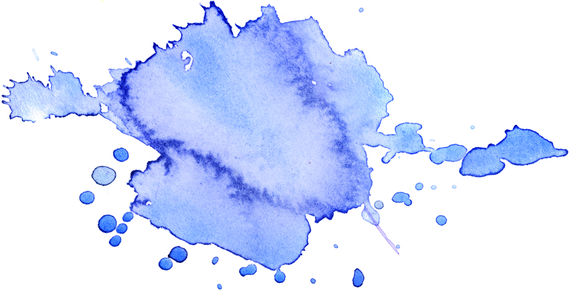 Aquarellpinselstriche von einem handgezeichneten Hintergrund png