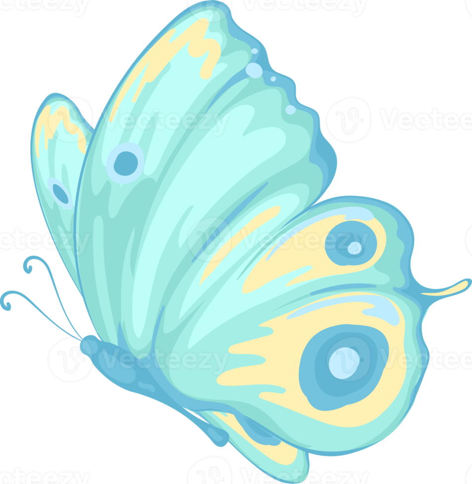 illustration Beautiful butterfly paint png
