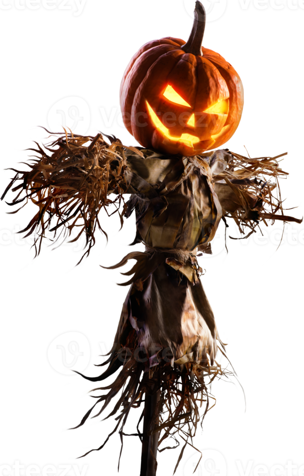 halloween pumpkin scarecrow png