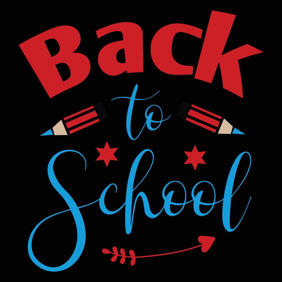 back to school t shirt design vector