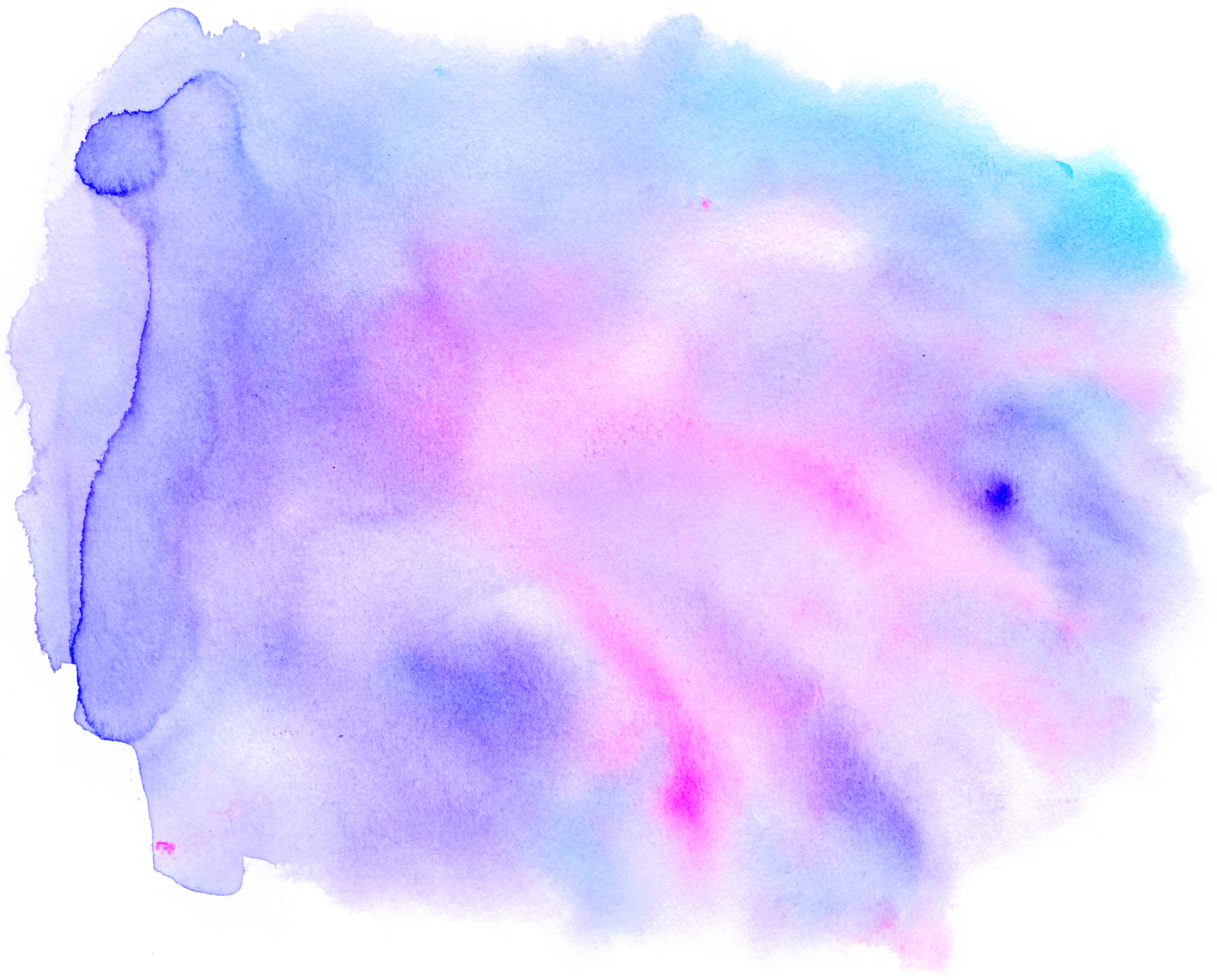 Aquarellpinselstriche von einem handgezeichneten Hintergrund png