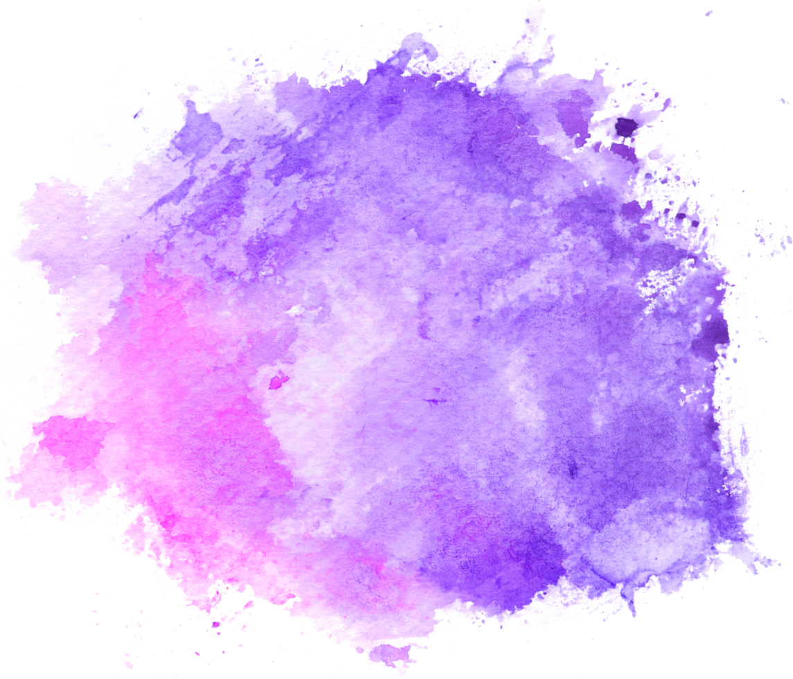 Aquarellpinselstriche von einem handgezeichneten Hintergrund png