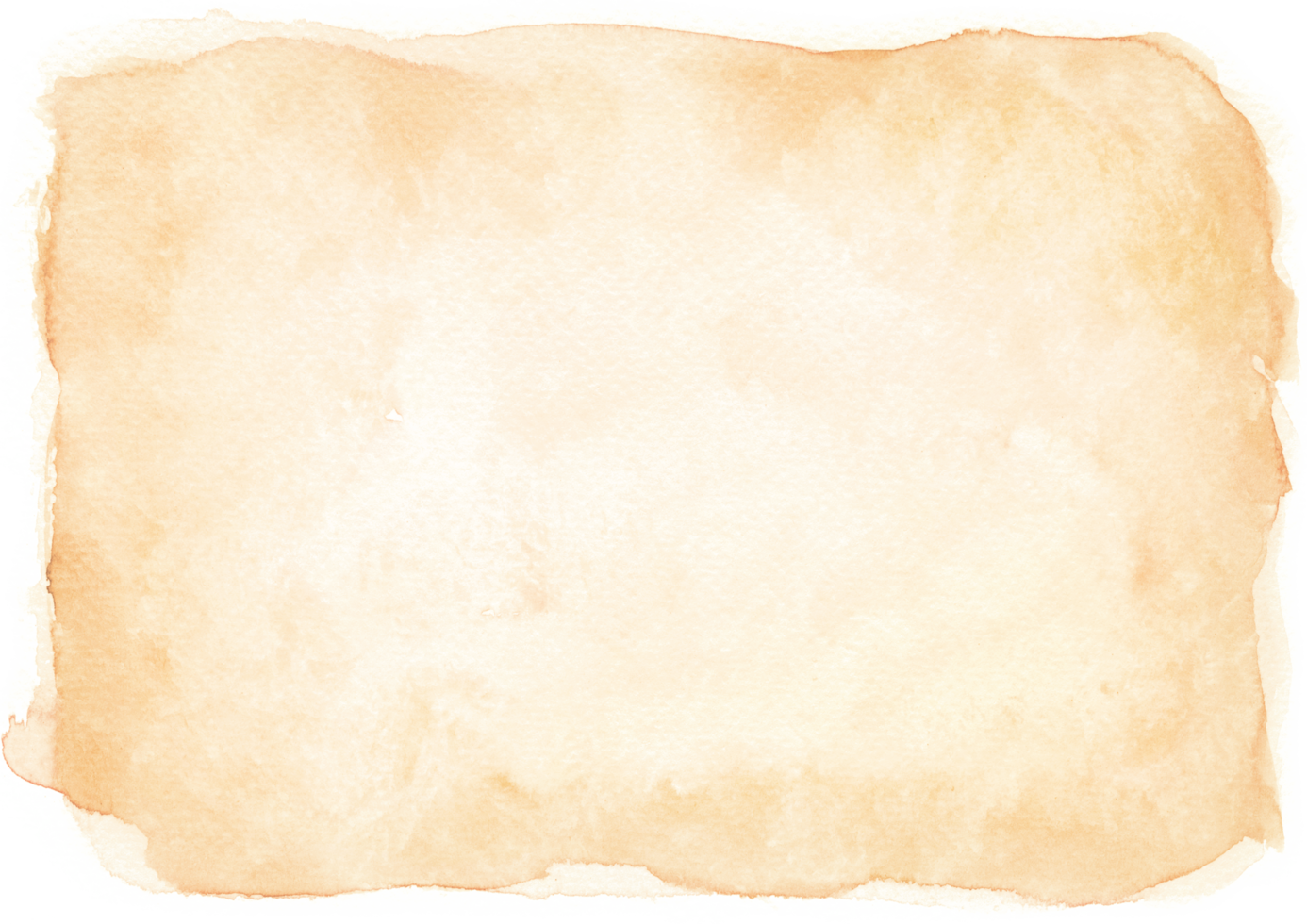 Watercolor paint brush strokes from a hand drawn background png