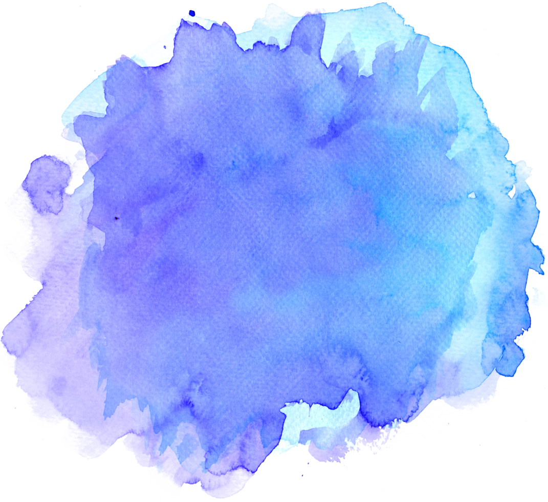 Aquarellpinselstriche von einem handgezeichneten Hintergrund png