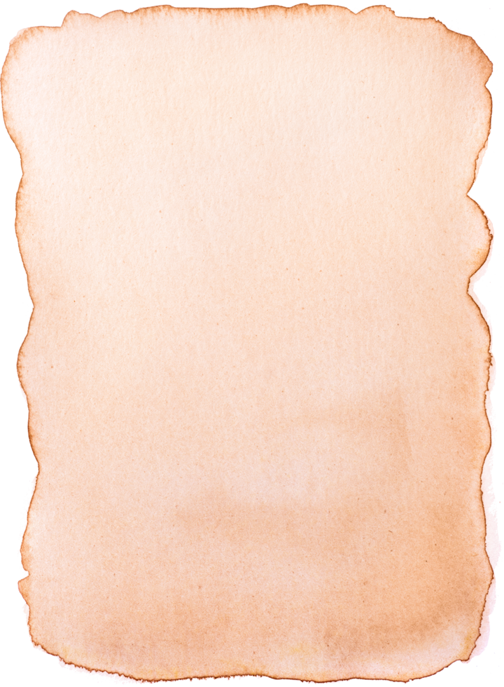 Watercolor paint brush strokes from a hand drawn background png