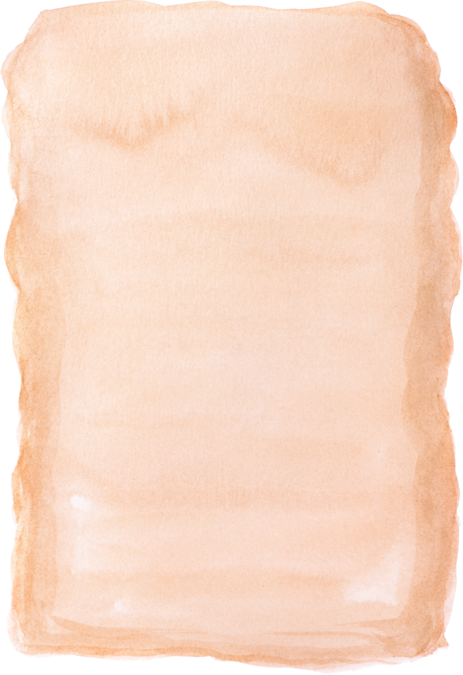 Watercolor paint brush strokes from a hand drawn background png