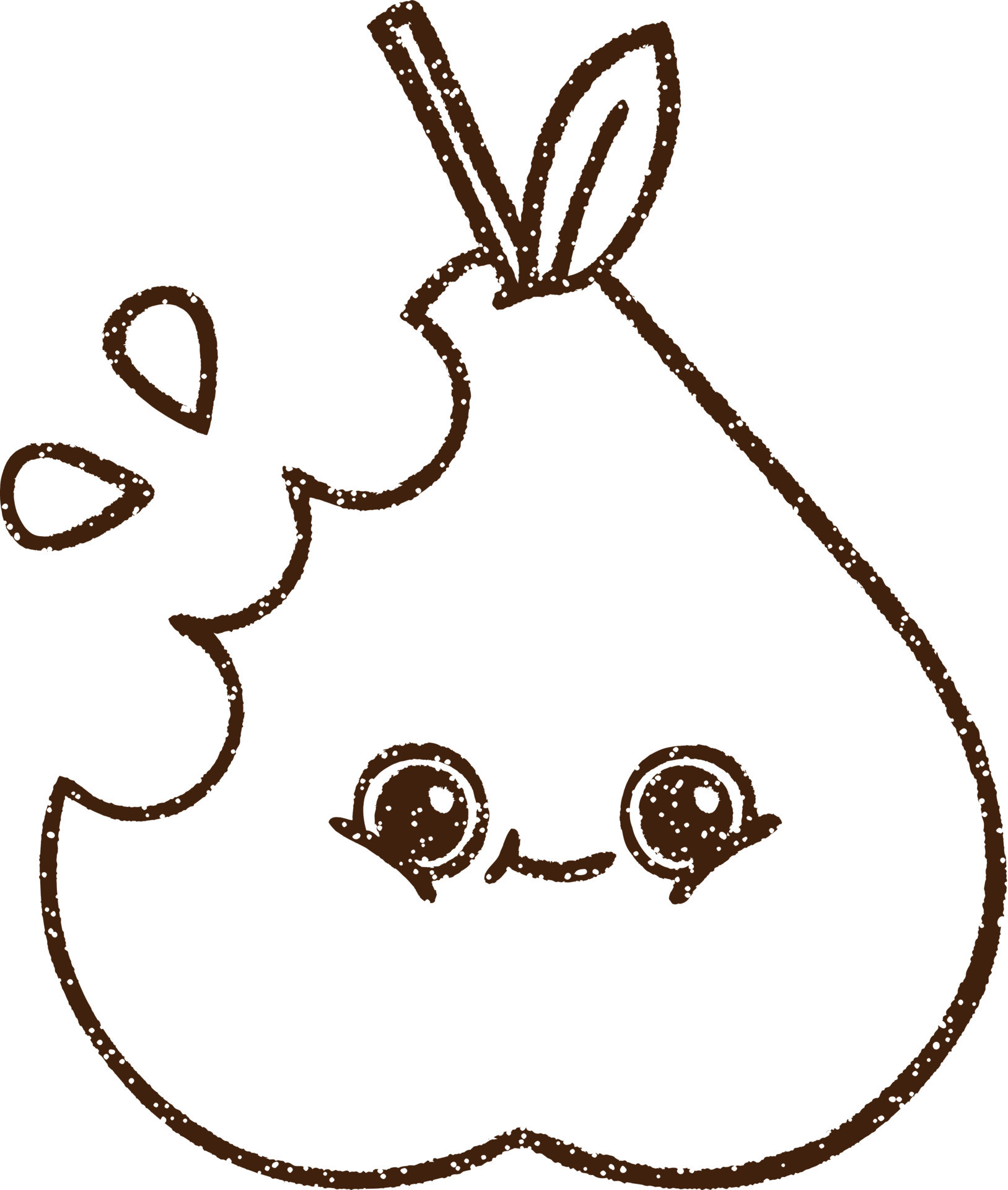 Pear Charcoal Drawing 9598461 Vector Art at Vecteezy