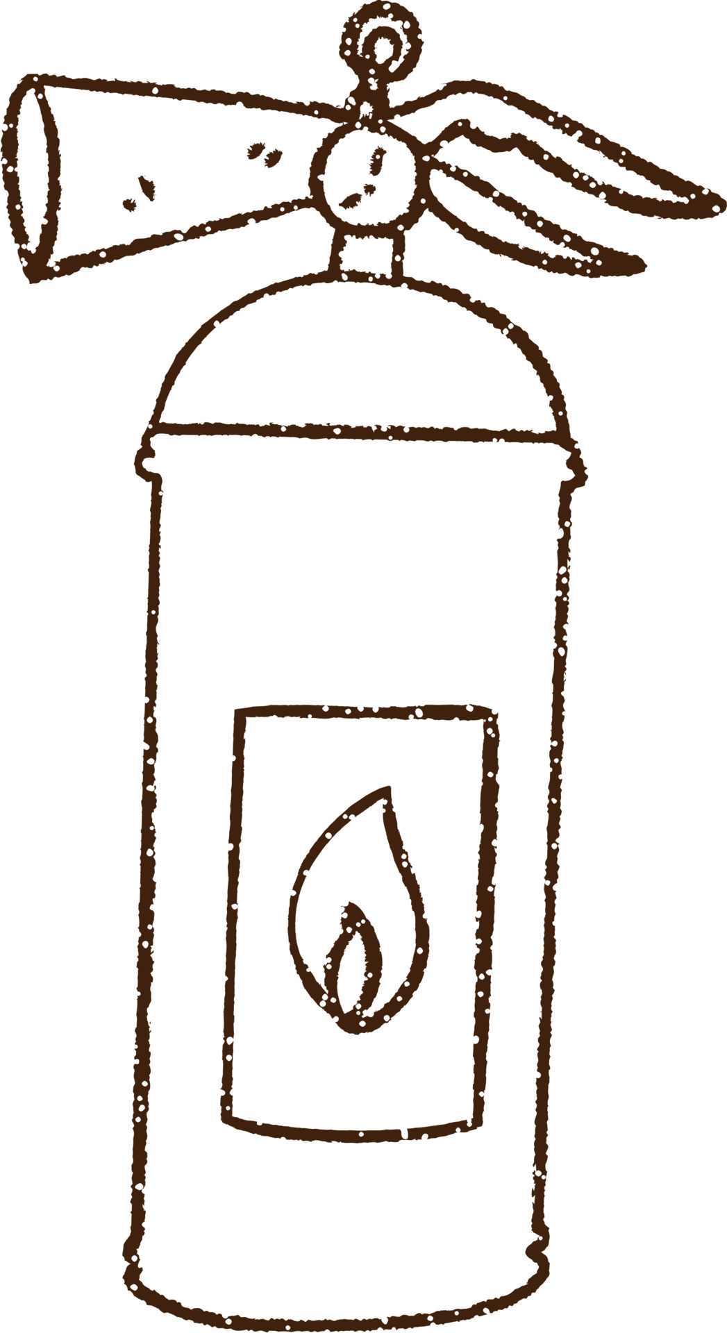 How To Draw A Fire Extinguisher