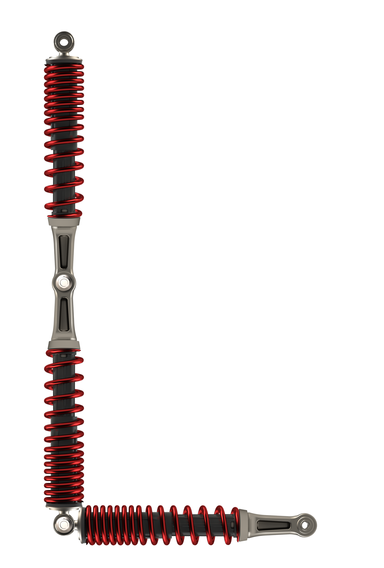Shock absorbers that are assembled into characters 9598901 PNG