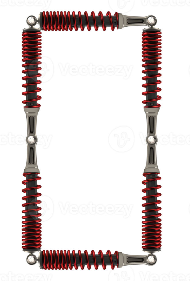des amortisseurs assemblés en personnages png