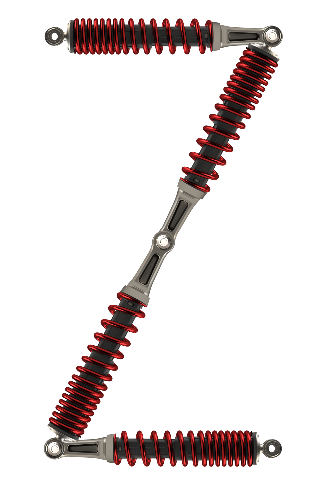 Shock absorbers that are assembled into characters 9598914 PNG