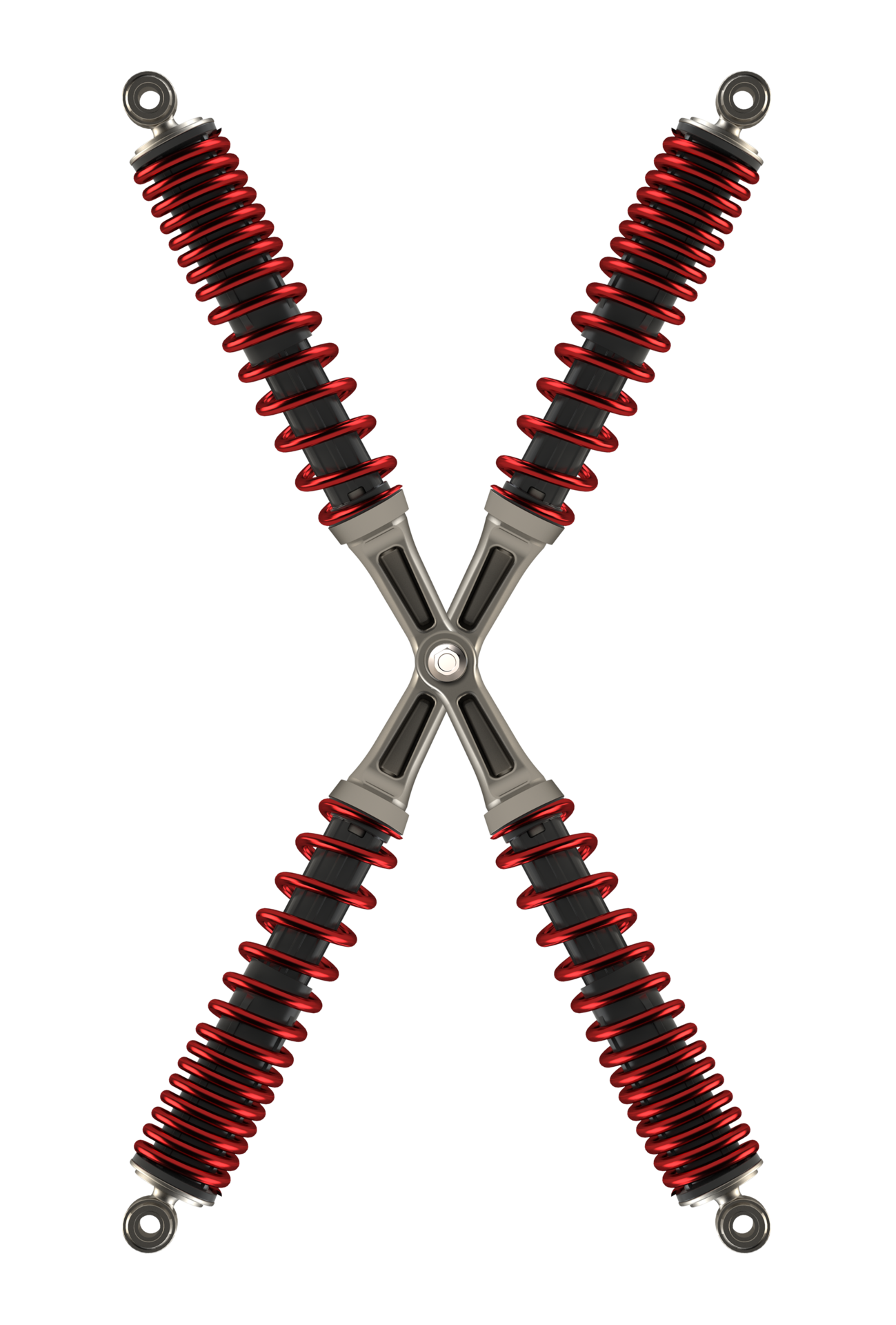 Shock absorbers that are assembled into characters 9598921 PNG