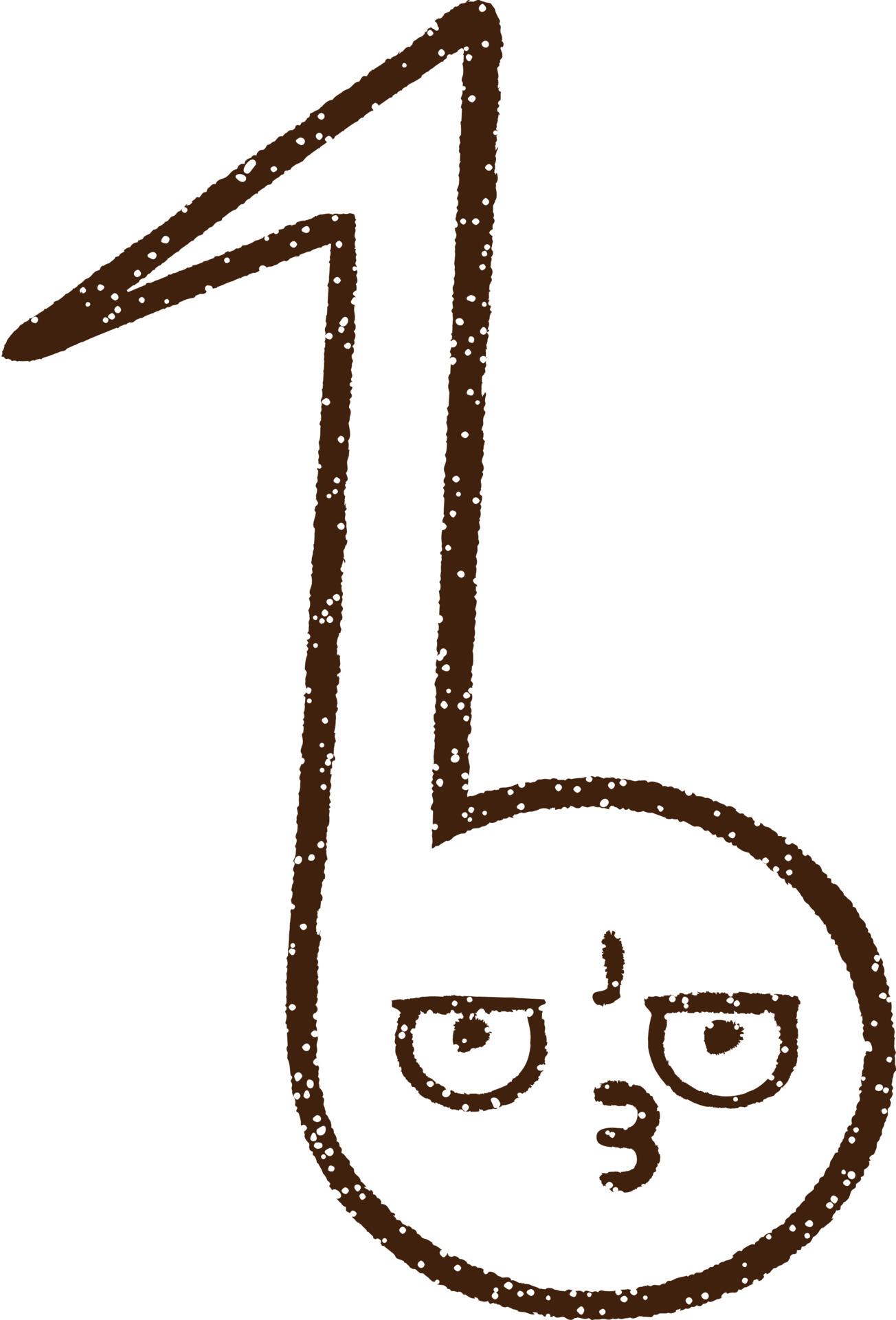 Musical Note Charcoal Drawing 9598999 Vector Art at Vecteezy