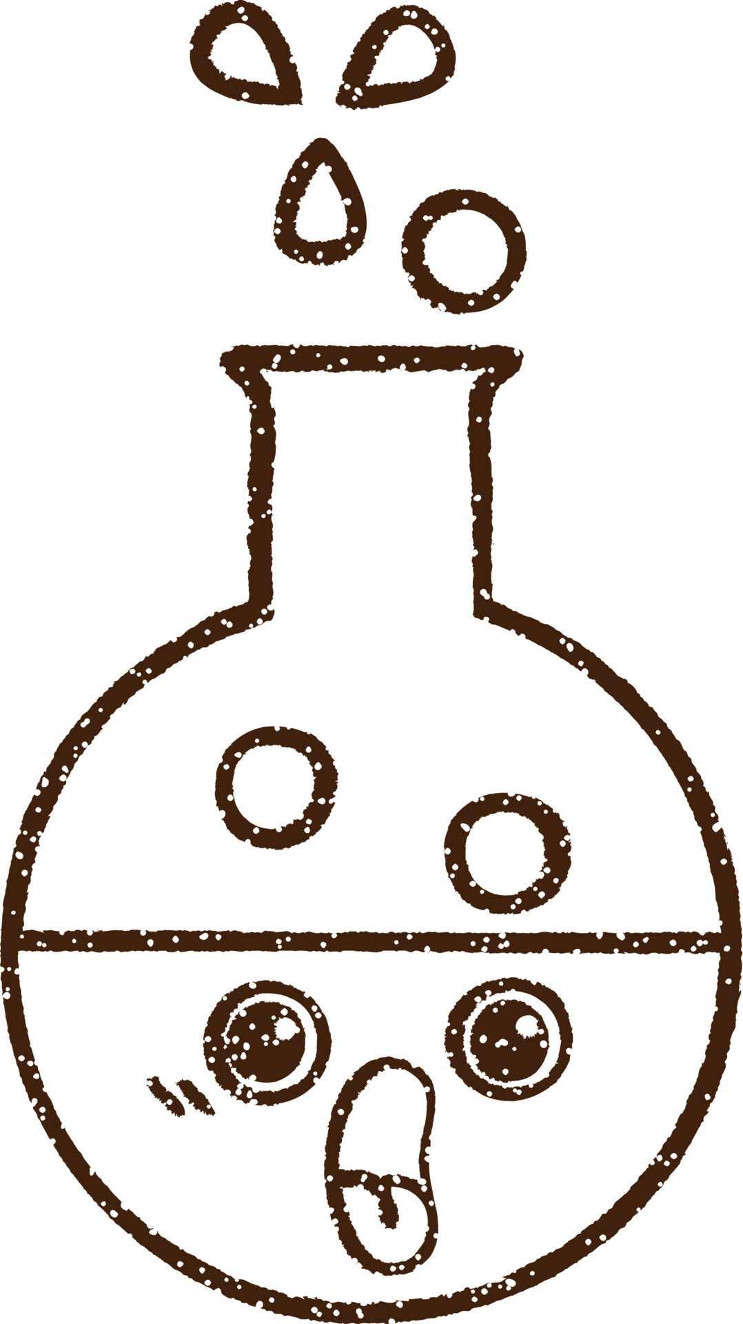 Science Experiment Charcoal Drawing 9599098 Vector Art at Vecteezy