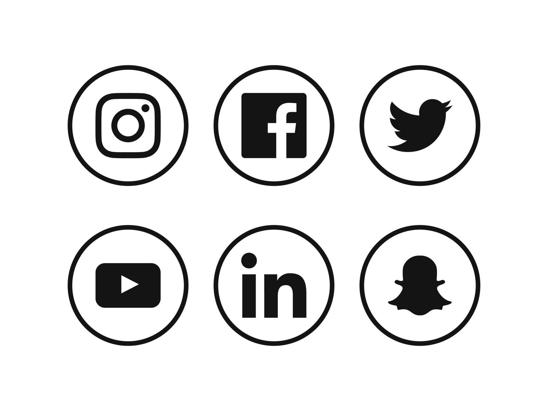 Free Social media Icon set 9599201 Vector Art at Vecteezy