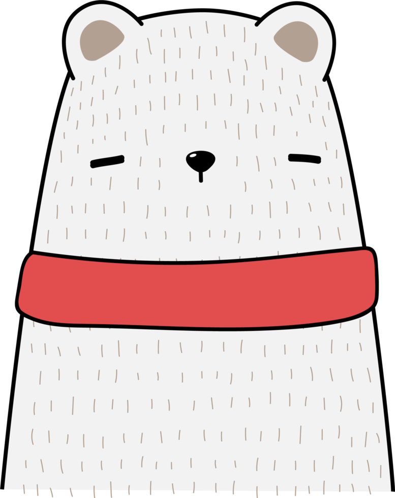 elemento de urso fofo png