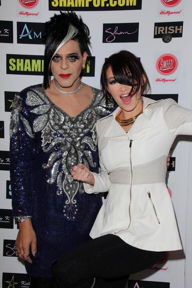LOS ANGELES, JUN 4 - Sham Ibrahim, Emii at the Celebrity Selfies Art Show by Sham Ibrahim at the Sweet Hollywood on June 4, 2015 in Los Angeles, CA photo