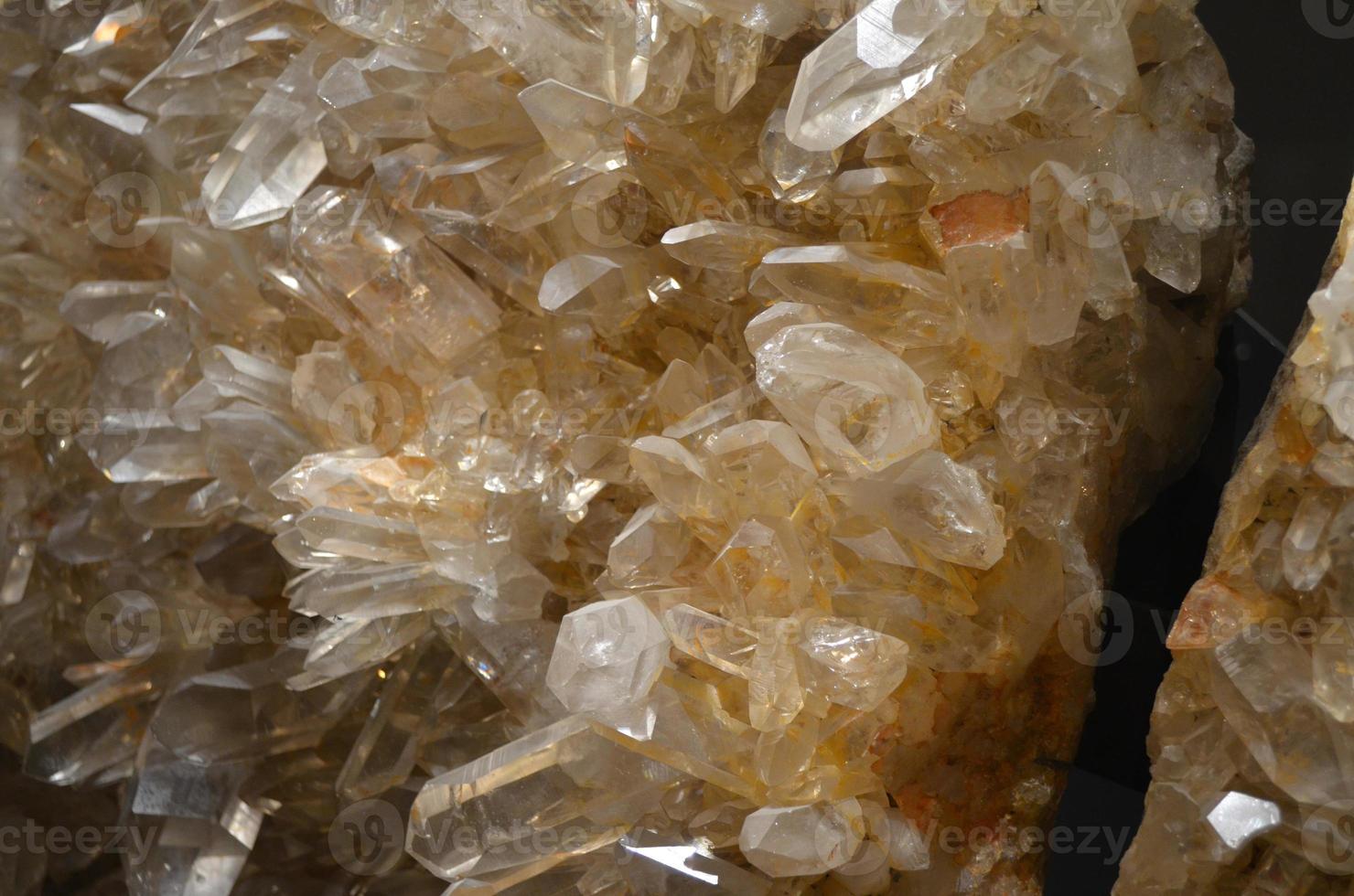 Quartz Crystal Prisms Growing in a Cluster 9600322 Stock Photo at Vecteezy