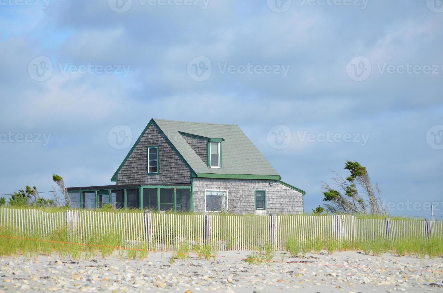 Lone Summer Cottage on Duxbury Beach photo