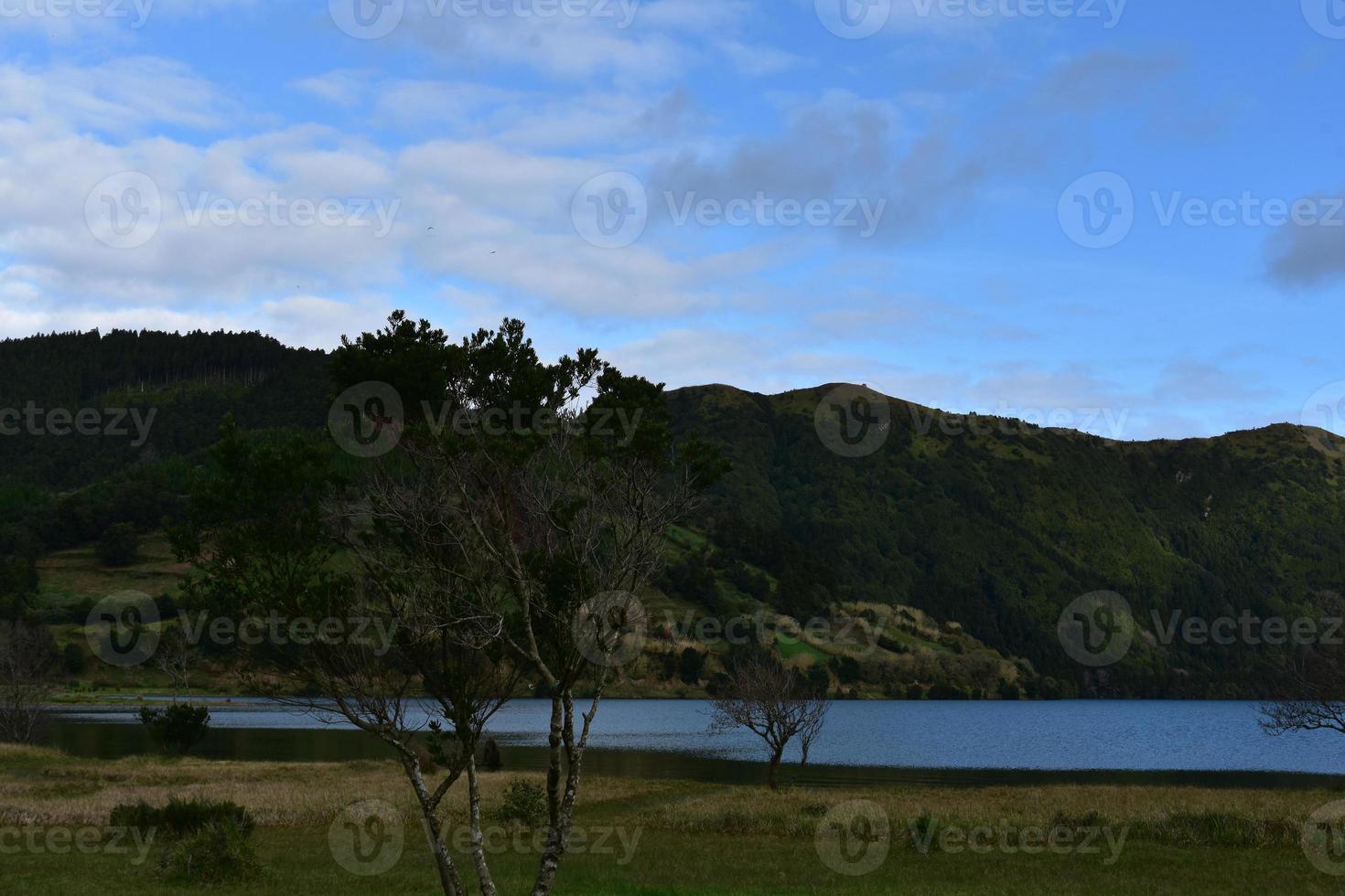 Lovely Look at the Blue Lake of Sete Cidades photo