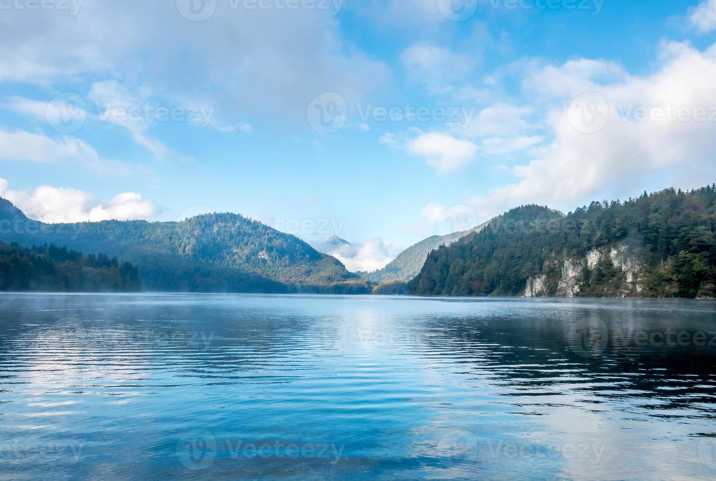 Lake Alpsee in Germany photo