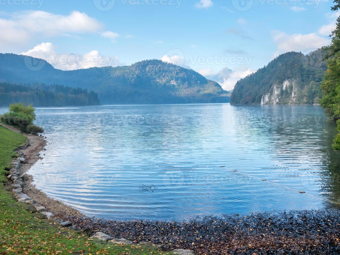 Lake Alpsee in Germany photo