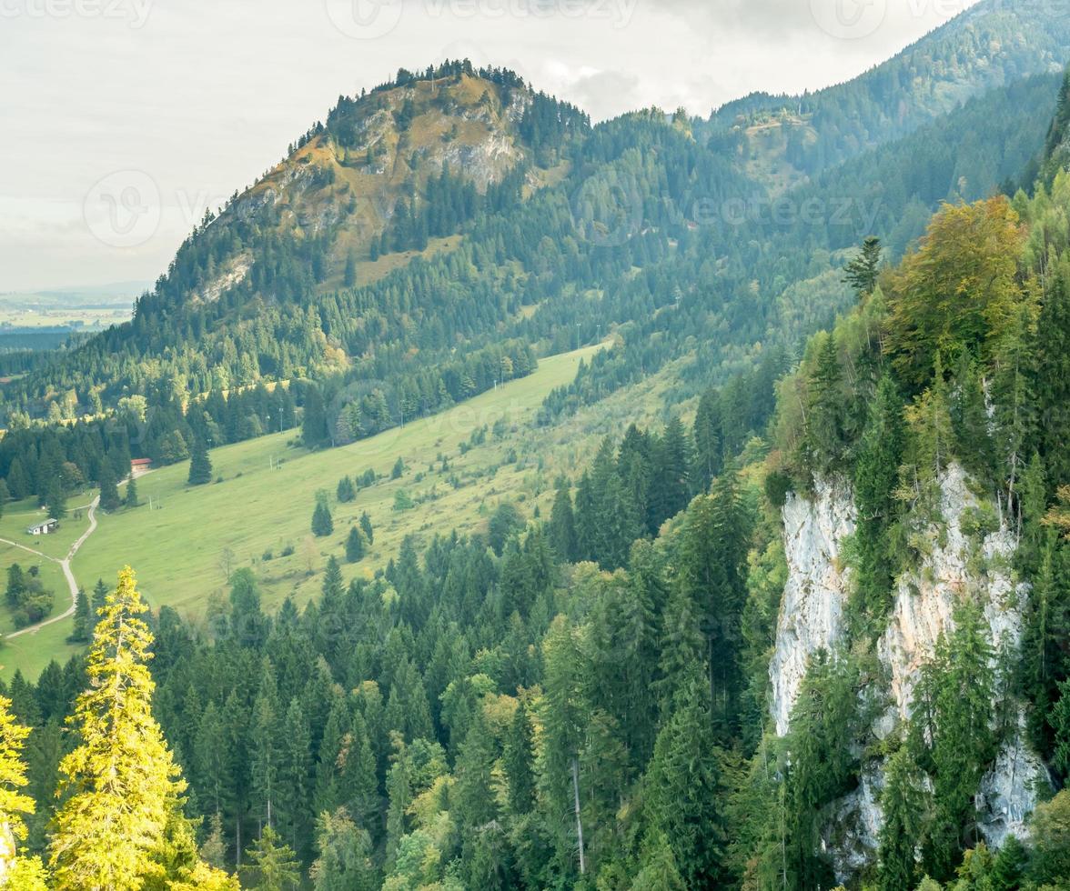 Landscape view in Bavaria, Germany photo