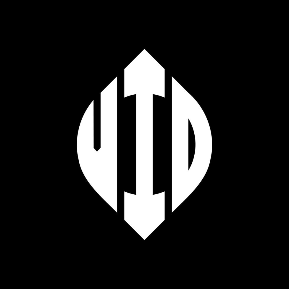 VIO circle letter logo design with circle and ellipse shape. VIO ellipse letters with typographic style. The three initials form a circle logo. VIO Circle Emblem Abstract Monogram Letter Mark Vector. vector