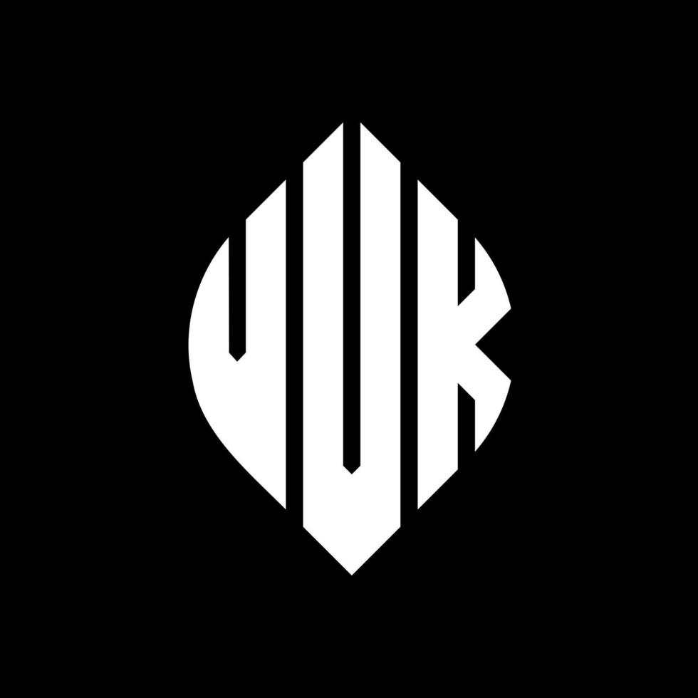 Diseño de logotipo de letra de círculo vvk con forma de círculo y elipse. letras de elipse vvk con estilo tipográfico. las tres iniciales forman un logo circular. vector de marca de letra de monograma abstracto del emblema del círculo vvk.