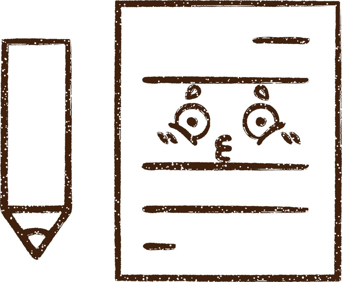 Paper Charcoal Drawing 9603766 Vector Art at Vecteezy