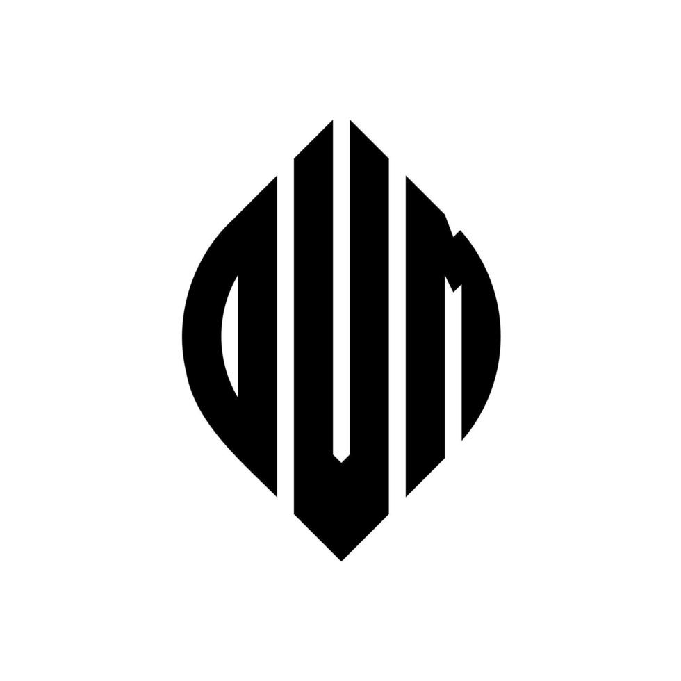 diseño de logotipo de letra de círculo dvm con forma de círculo y elipse. Letras de elipse dvm con estilo tipográfico. las tres iniciales forman un logo circular. vector de marca de letra de monograma abstracto del emblema del círculo dvm.