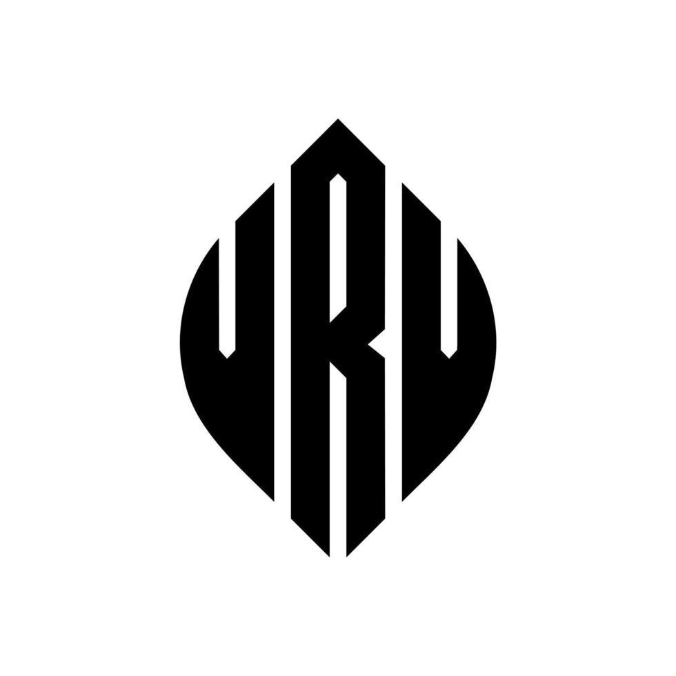diseño de logotipo de letra de círculo vrw con forma de círculo y elipse. vrw letras elipses con estilo tipográfico. las tres iniciales forman un logo circular. vector de marca de letra de monograma abstracto del emblema del círculo vrw.