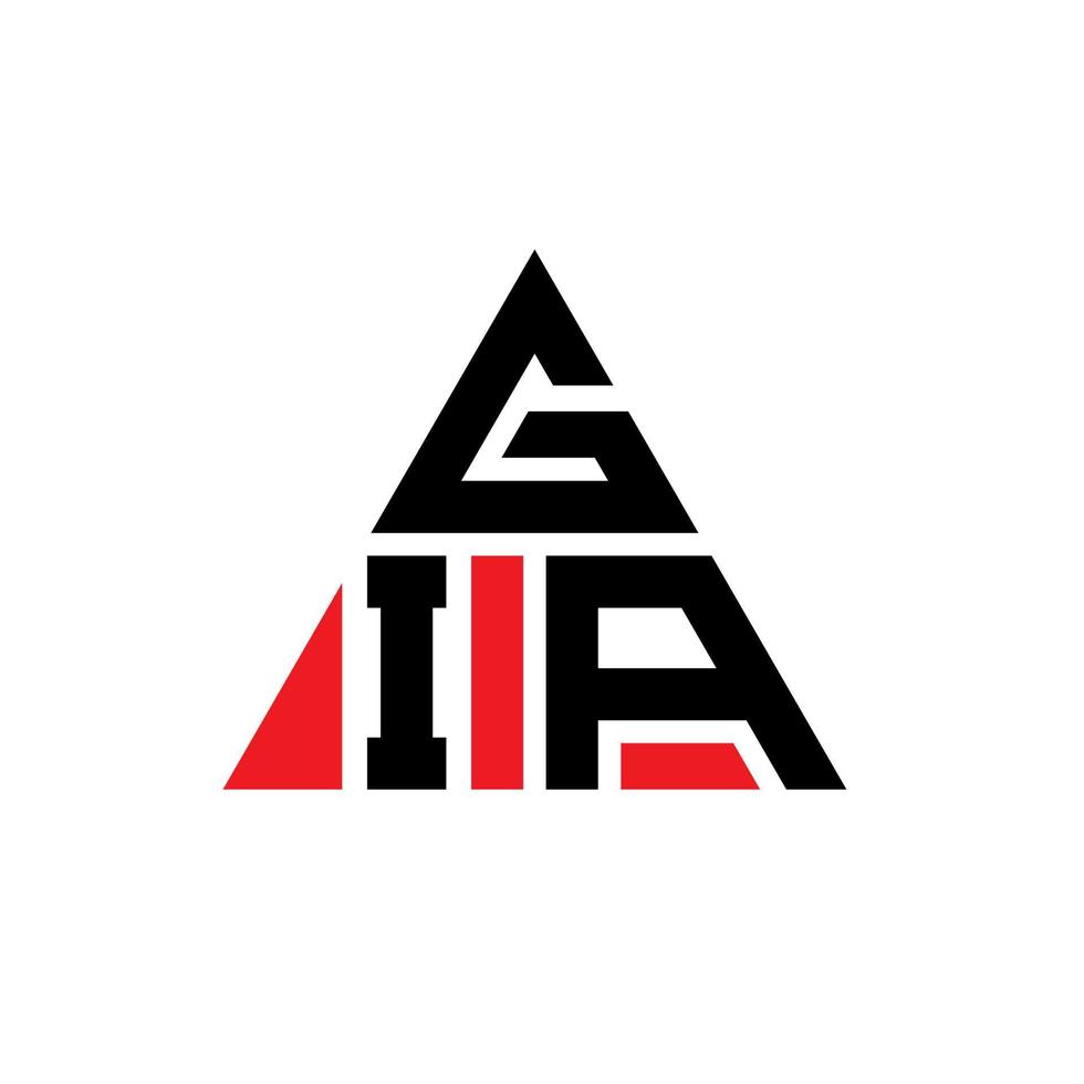 dise??o de logotipo de letra triangular gia con forma de tri??ngulo