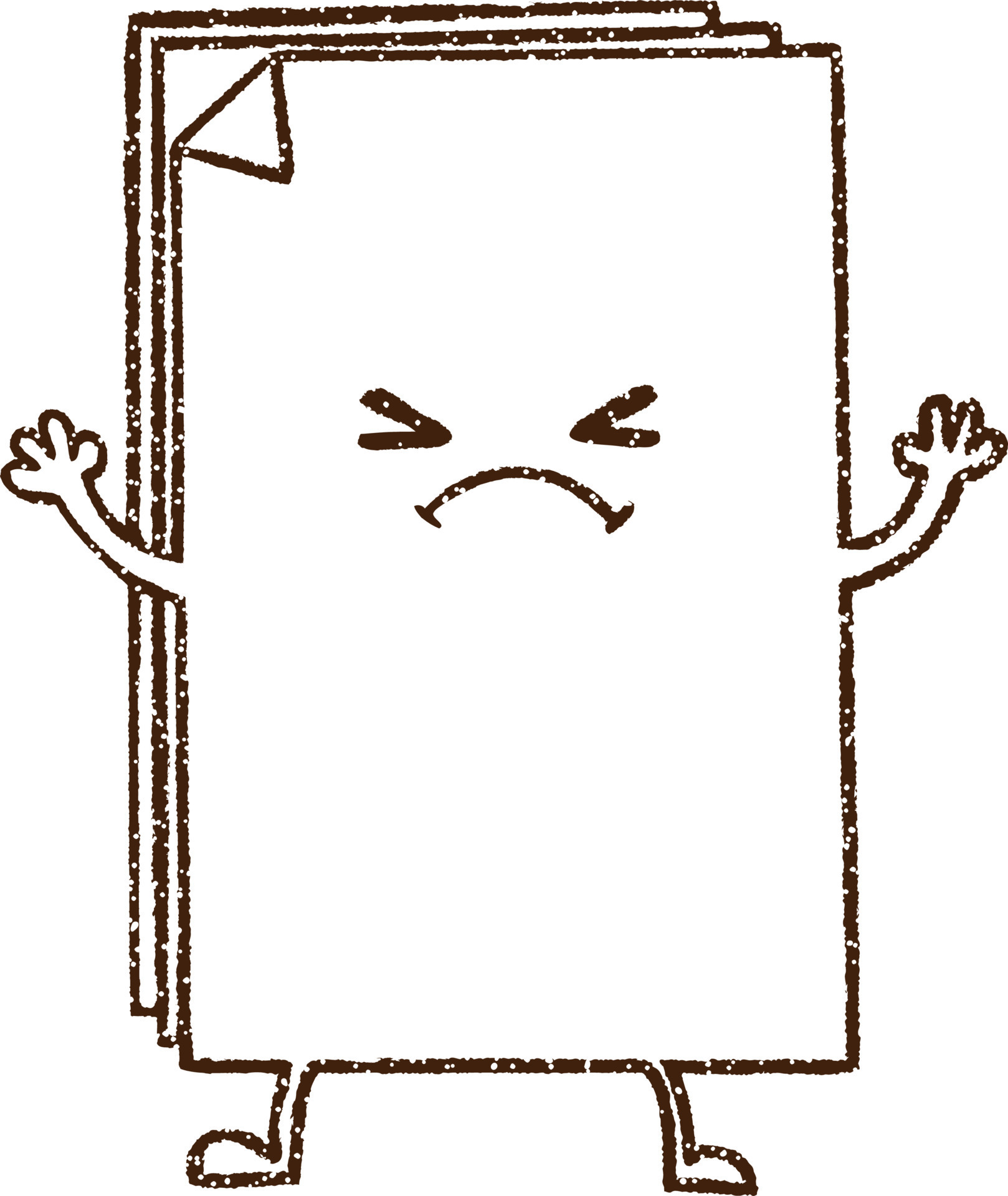 Paper Stack Charcoal Drawing 9621417 Vector Art at Vecteezy