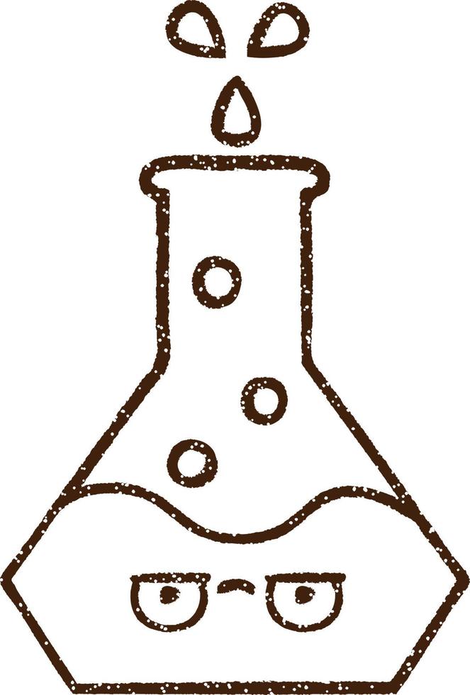 Science Experiment Charcoal Drawing 9621434 Vector Art at Vecteezy